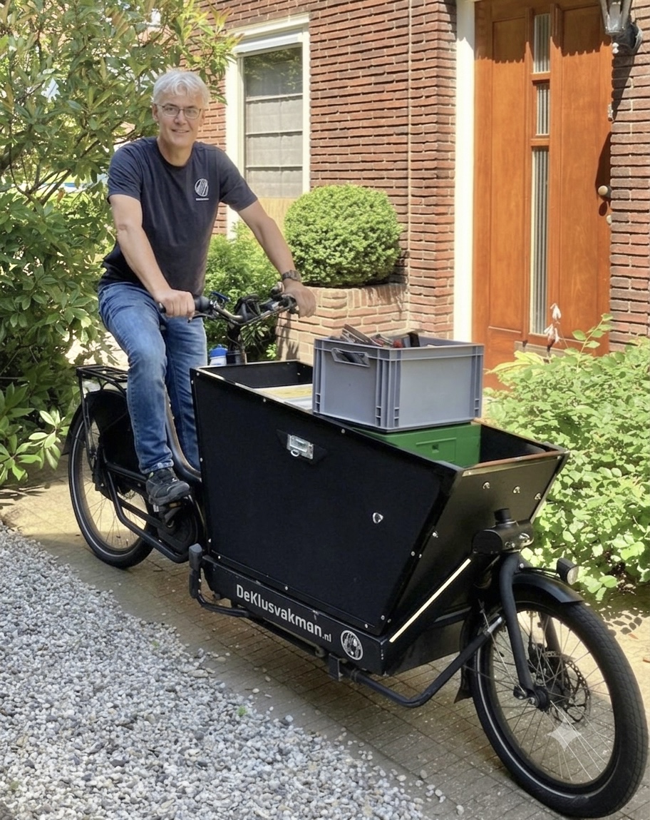 De Klusvakman met bakfiets