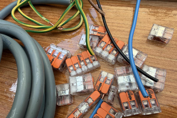 Elektrische verbinding met goede WAGO-klemmen